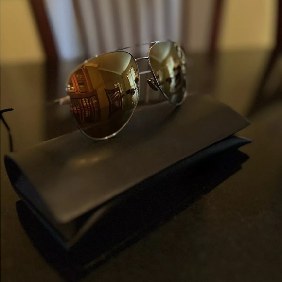 Saint Laurent Gold Aviators - Picture 5 of 16